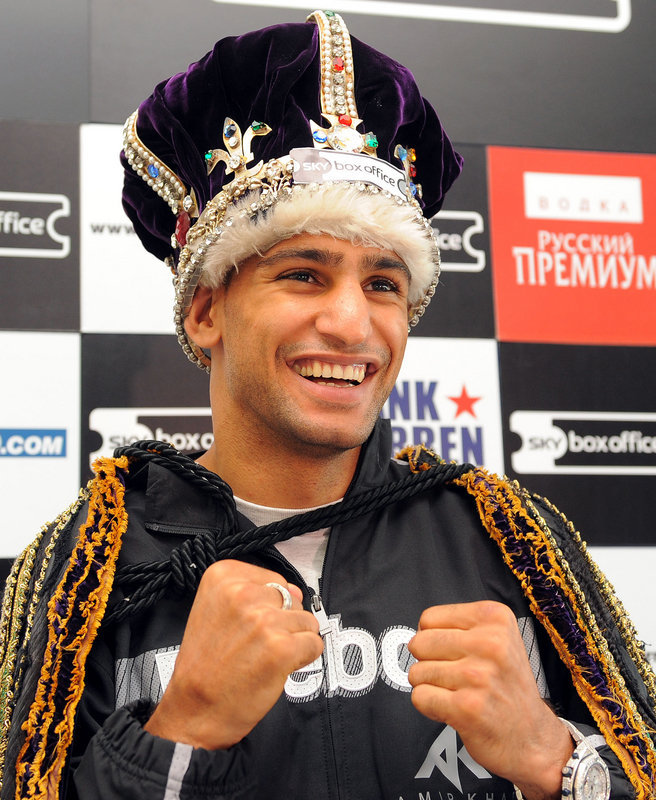 BOXING-GBR-UKRAINE-KHAN-KOTELNIK Amir "King" Khan