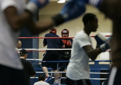 Joe Dawejko sparring Joe Dawejko sparring