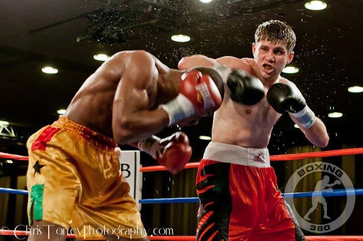 Vitaly2 Demyanenko dropping a right hook Bruce