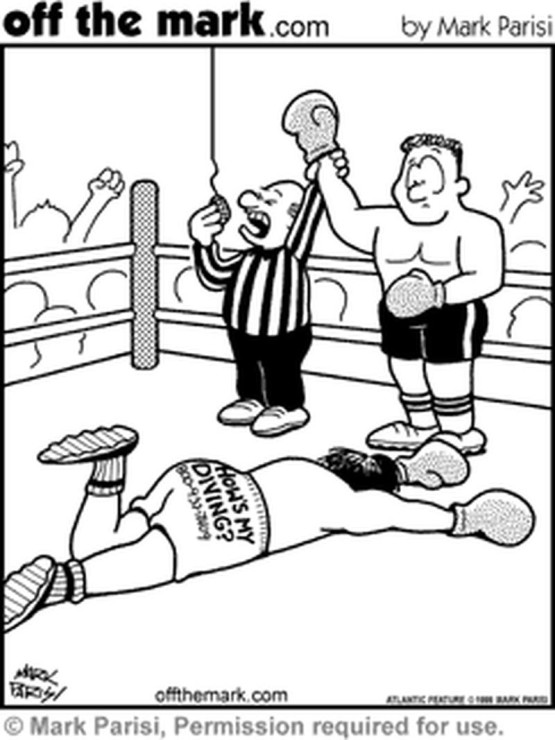 boxing cartoon