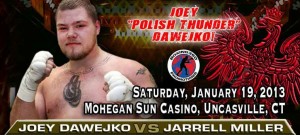 JOEY DAWEJKO  RETURNS JAN 19TH