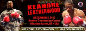 Keandre Leatherwood to face Marcos Primera on Saturday