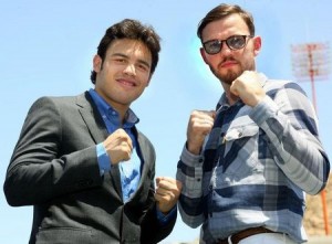 Controversy  after the weigh-in of Julio Cesar Chavez Jr