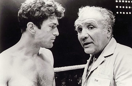 Robert De Niro and Jake LaMotta