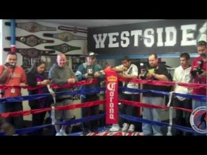 Robert Guerrero and Andre Berto Workout for the Media