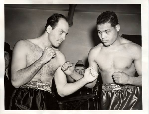 Joe Louis KO 2 Johnny Paycheck, NYC. Joe Louis and Johnny Paycheck