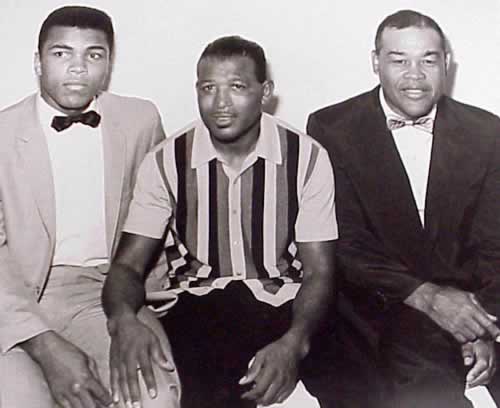 Muhammad Ali, Sugar Ray Robinson & Joe Louis