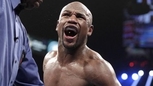 mayweather yelling