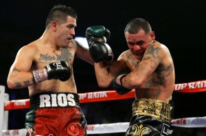 RIOS PUTS ALVARADO THROUGH THE WRINGER